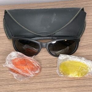 NWOT Native Eyewear Black Sunglasses with Interchangeable Lenses